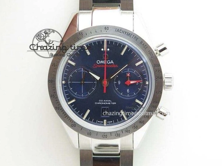 0318 Premium Speedmaster “Dark Side of The Moon” Real Ceramic OMF 1:1 Best Edition on Nylon Strap A 7977